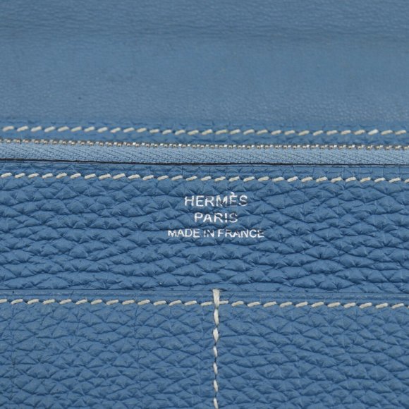 Hermes Dogon GM Long Wallet Togo Belt Clasp Unisex - Picture 10 of 11